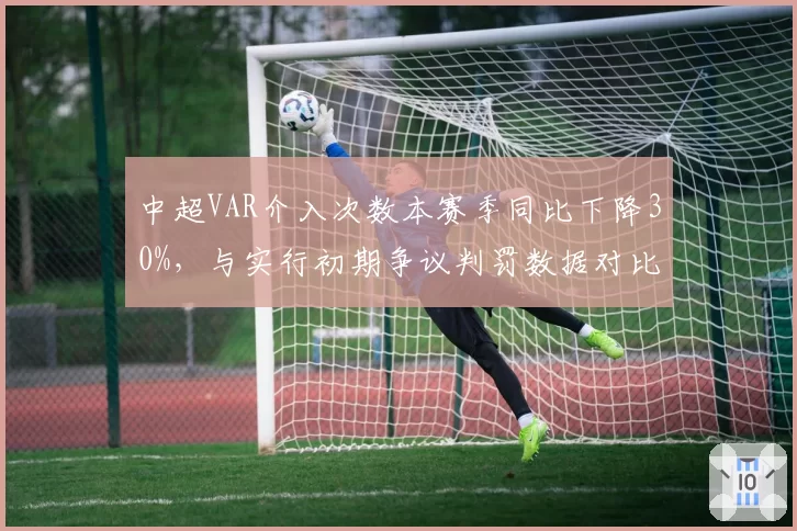 中超VAR介入次数本赛季同比下降30%，与实行初期争议判罚数据对比